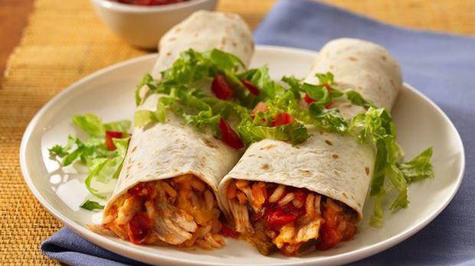 einfache-poulet-reis-burritos